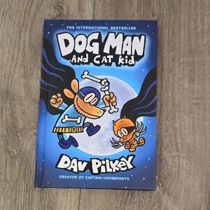 Dog Man and Cat Kid by Dave Pilkey - Blue Cover